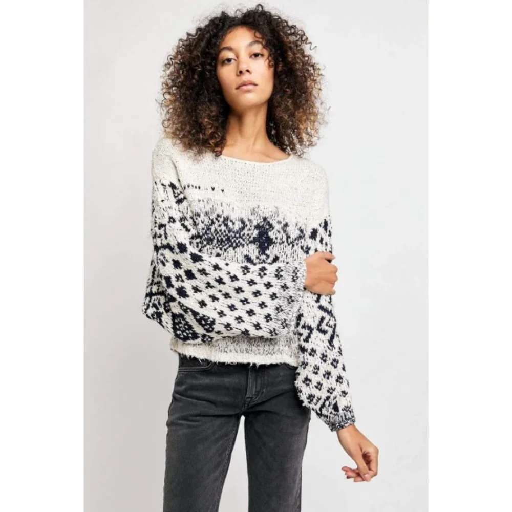 Free People Midnight Beach Pullover Sweater